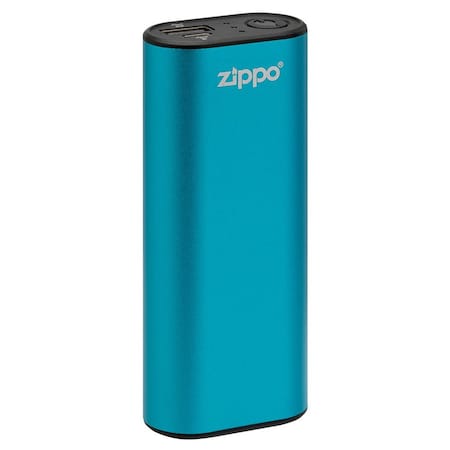 Zippo HeatBank 6 Hour USB Rechargeable Hand Warmer, 3 Settings, Blue 40616
